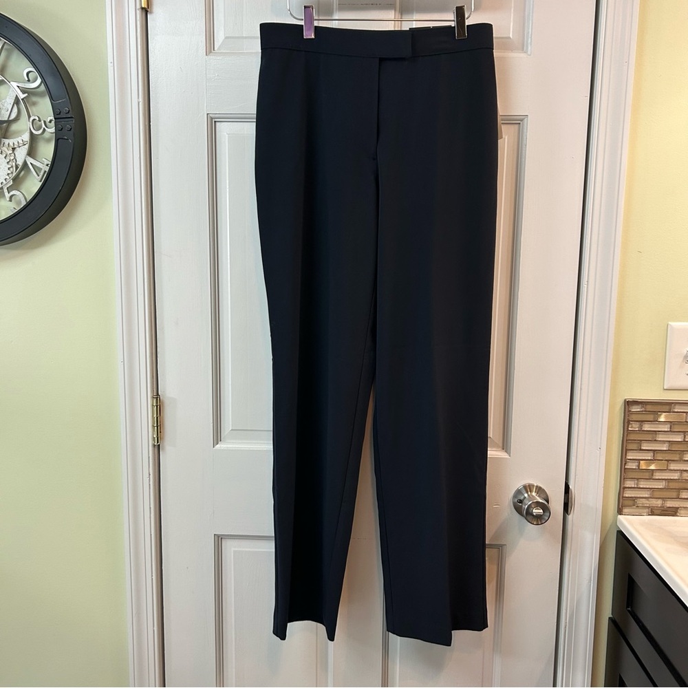 Napa Valley Pants Women’s Sz 8 Navy Blue Dress Straight Leg